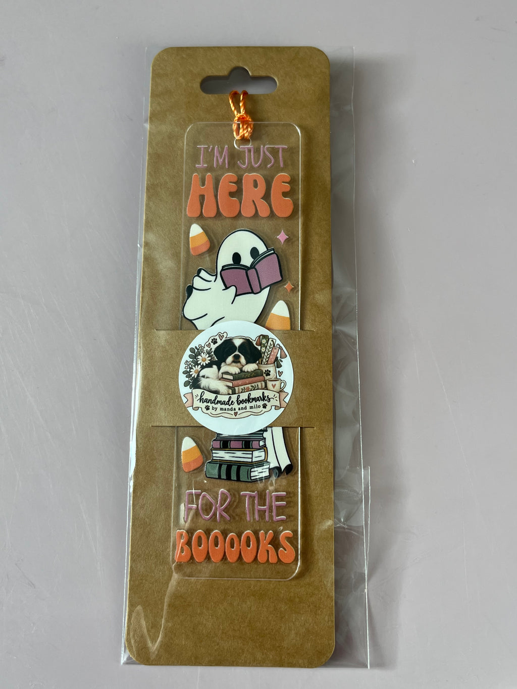 Halloween bookmark