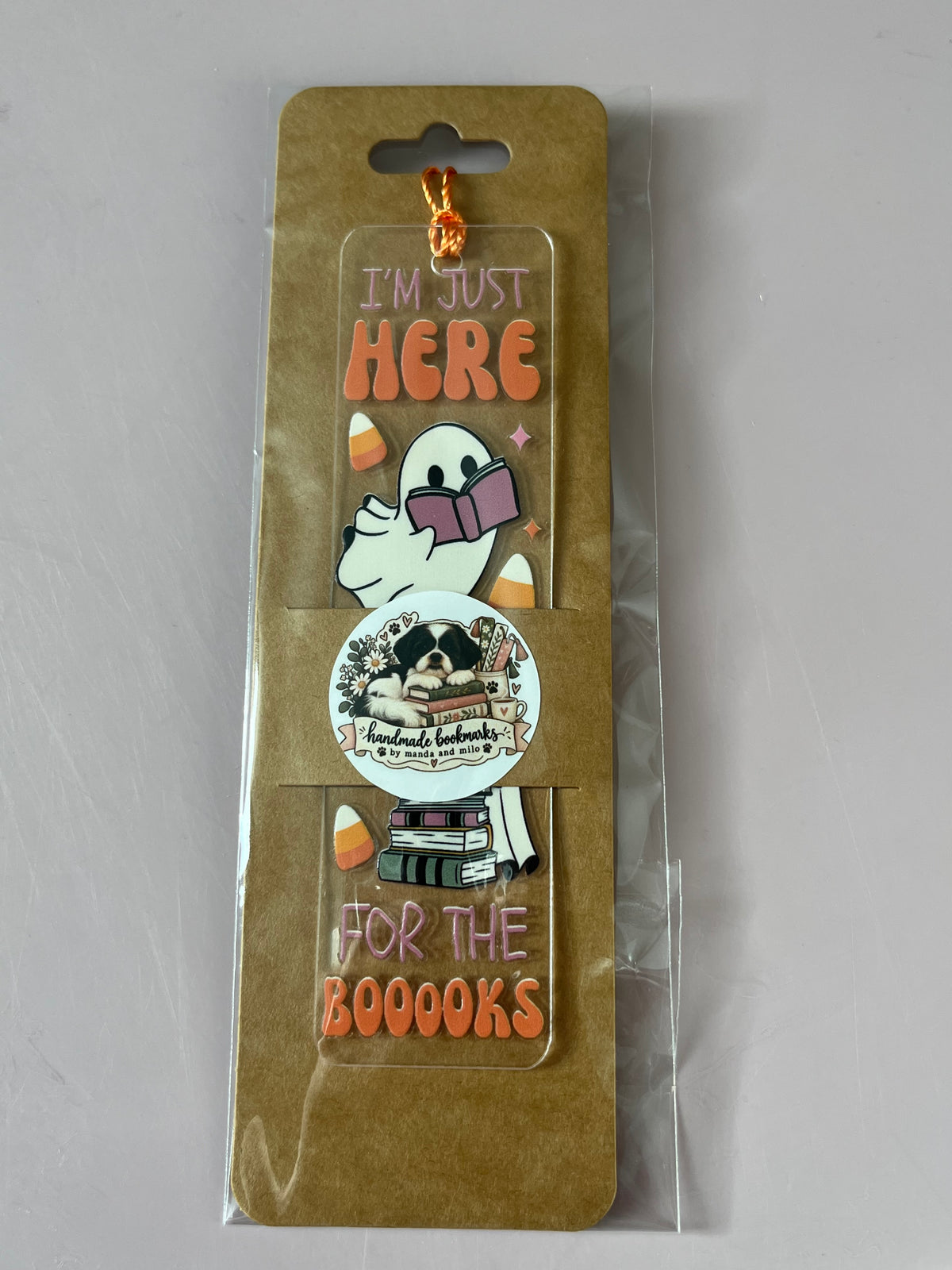 Halloween bookmark