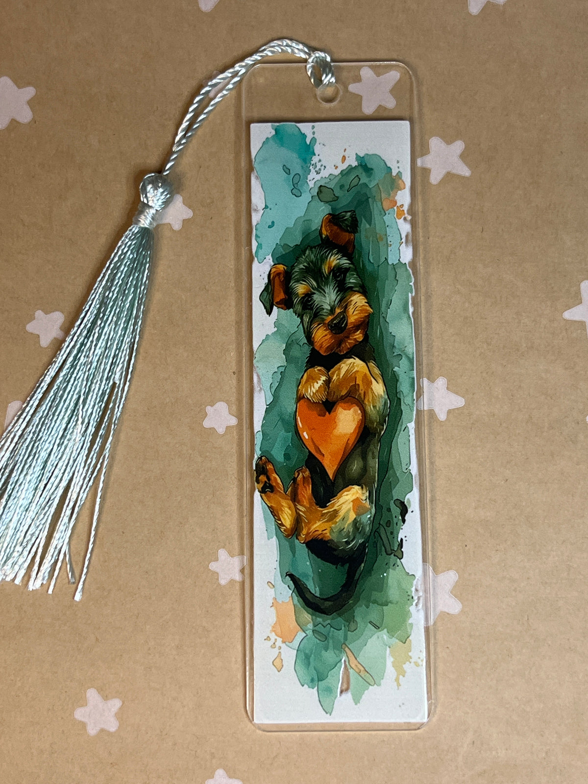 Dog bookmark