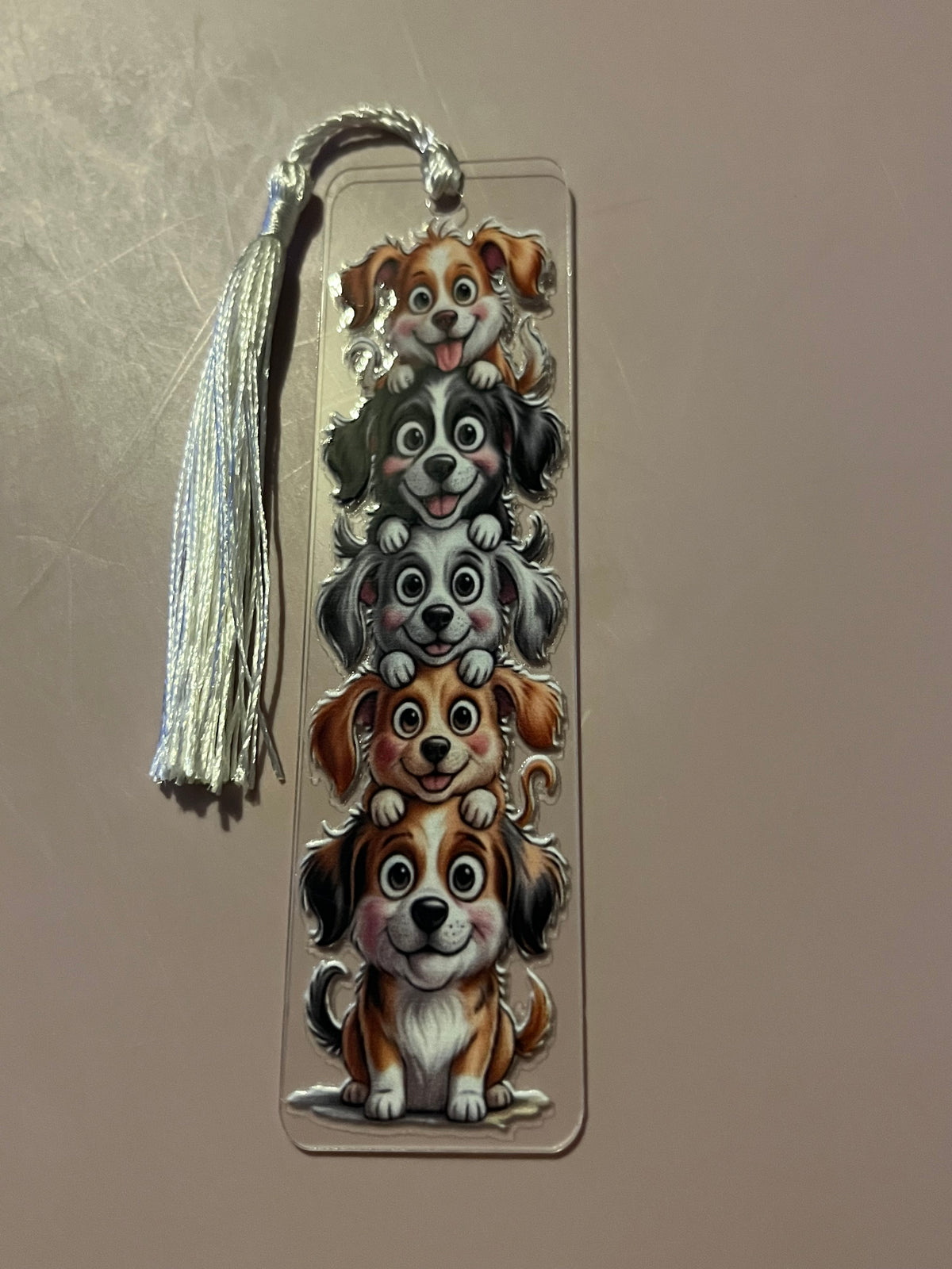 Dog bookmark