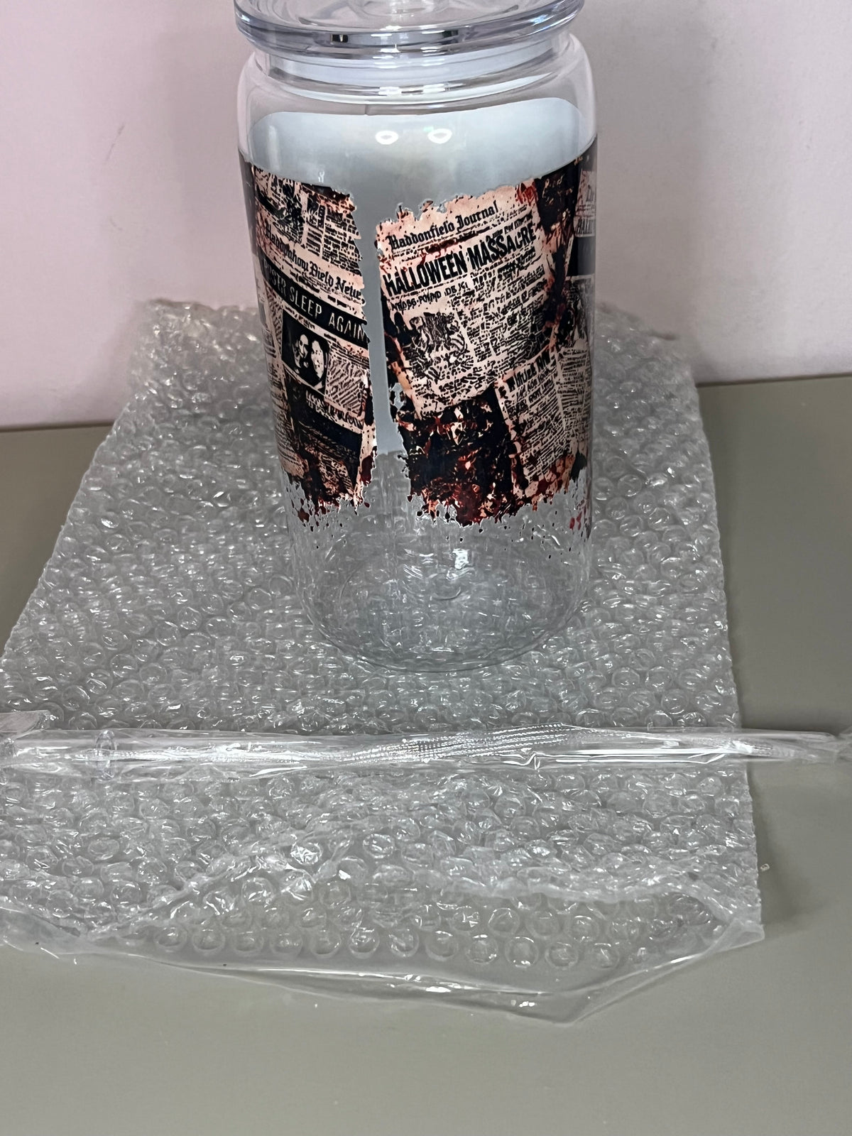 Halloween 610ml Tumbler with straw