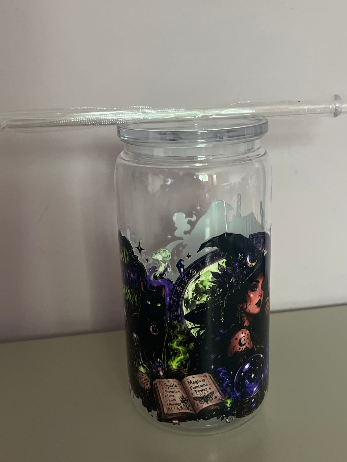 Halloween 610ml Tumbler with straw
