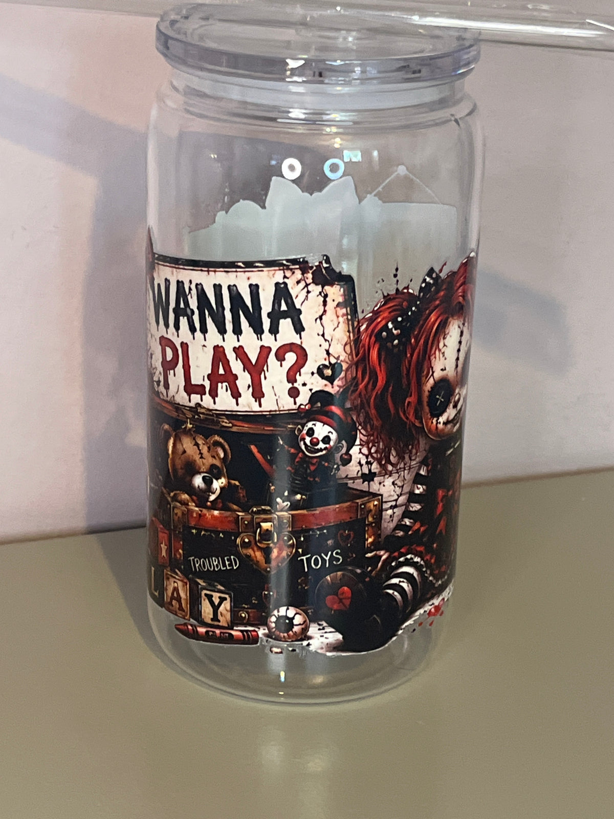 Halloween 610ml Tumbler with straw