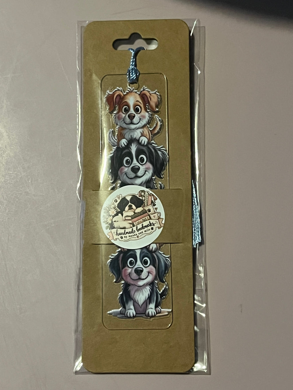 Dog bookmark
