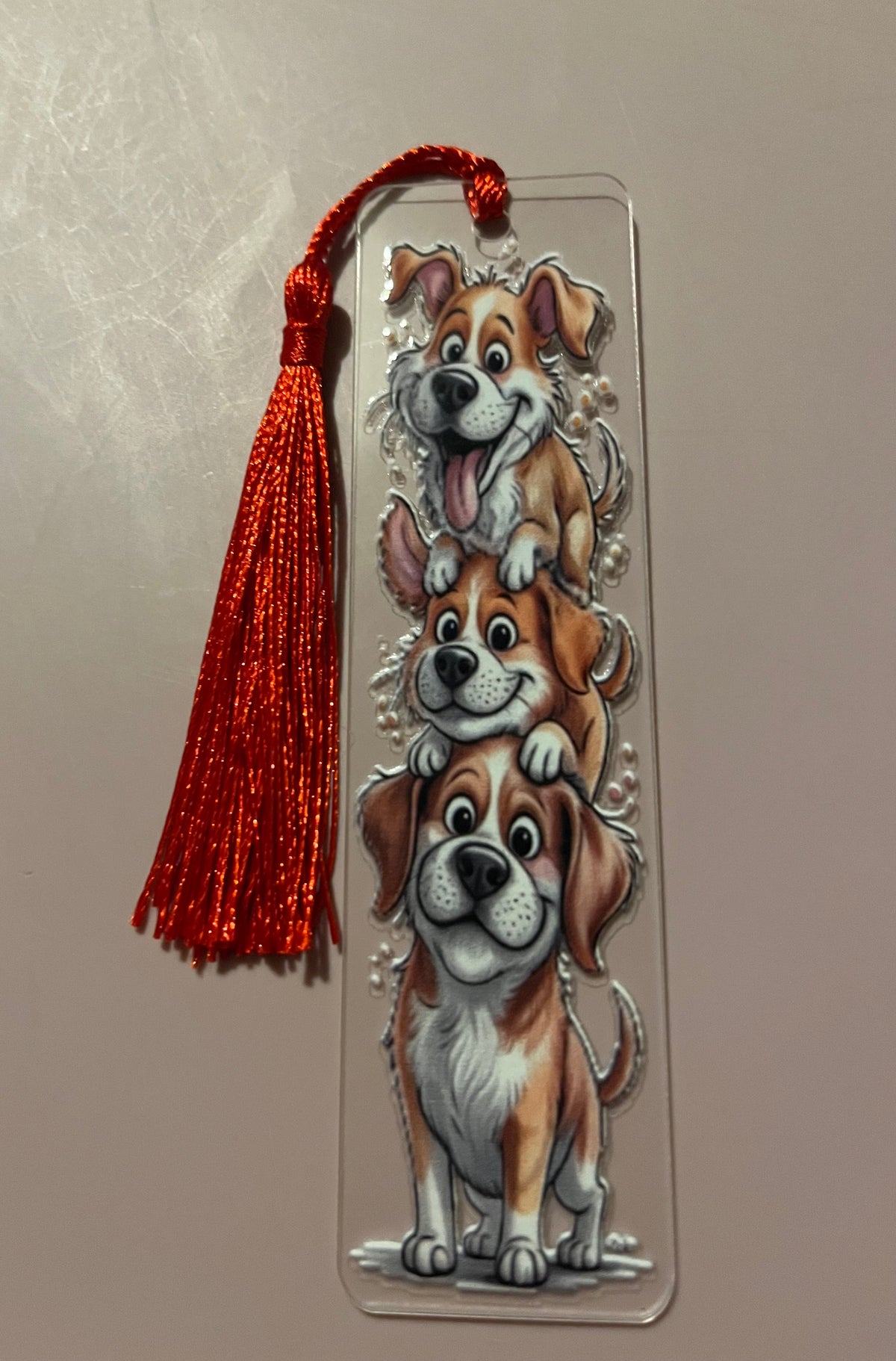 Dog bookmark