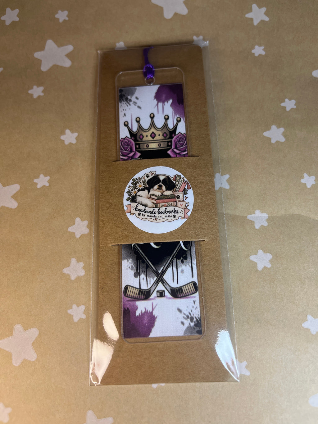 King of the rink bookmark