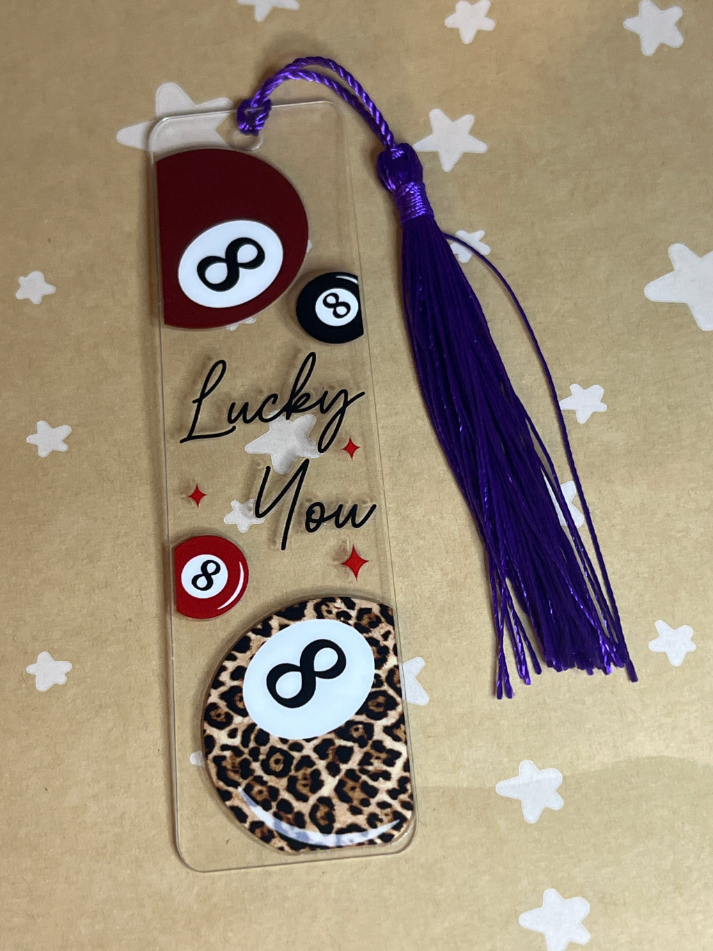 8 ball bookmark
