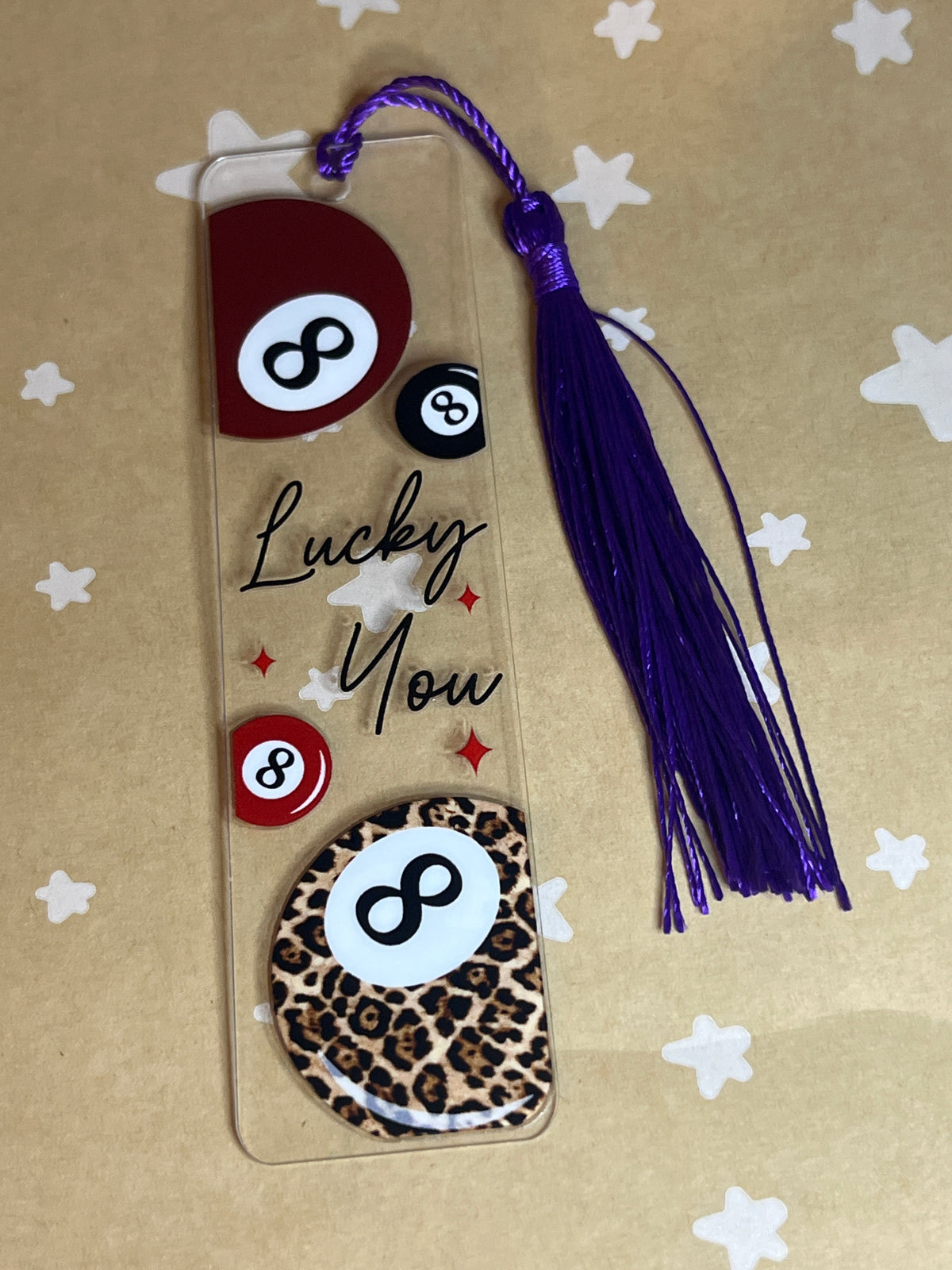 8 ball bookmark