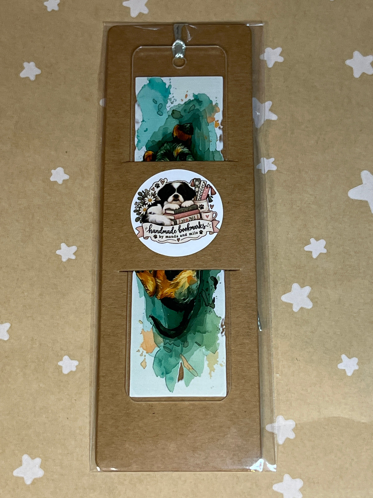 Dog bookmark