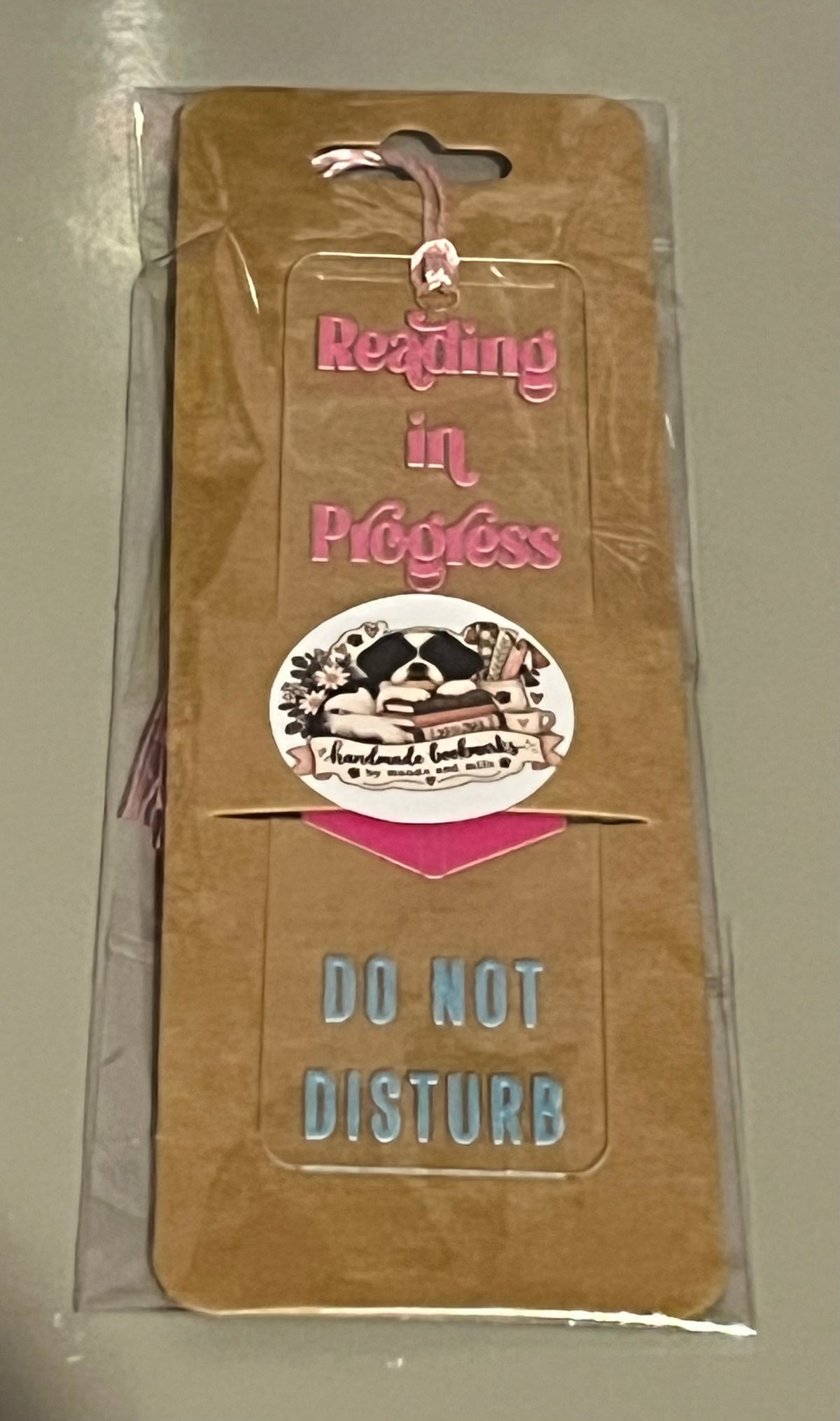Reading in progress do not disturb bookmark