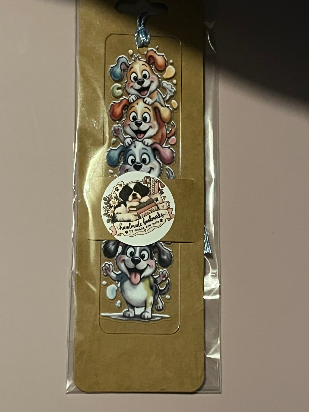 Dog bookmark