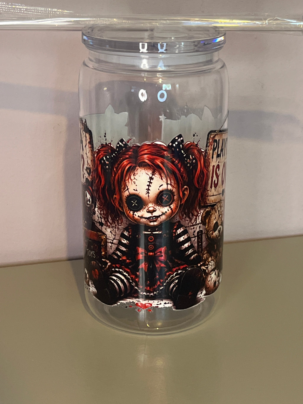 Halloween 610ml Tumbler with straw