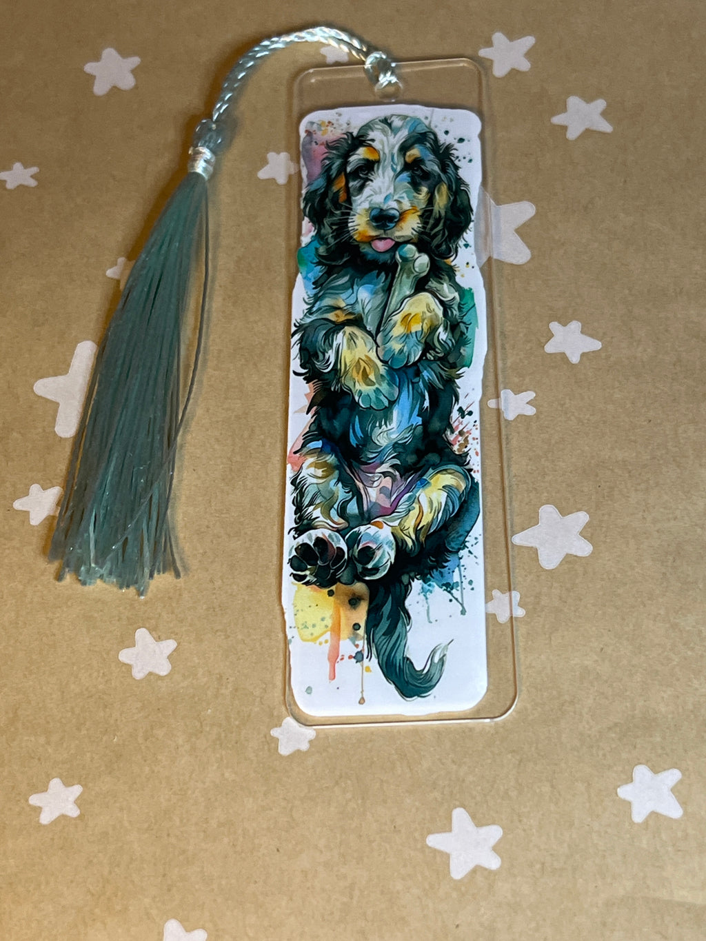 Dog bookmark