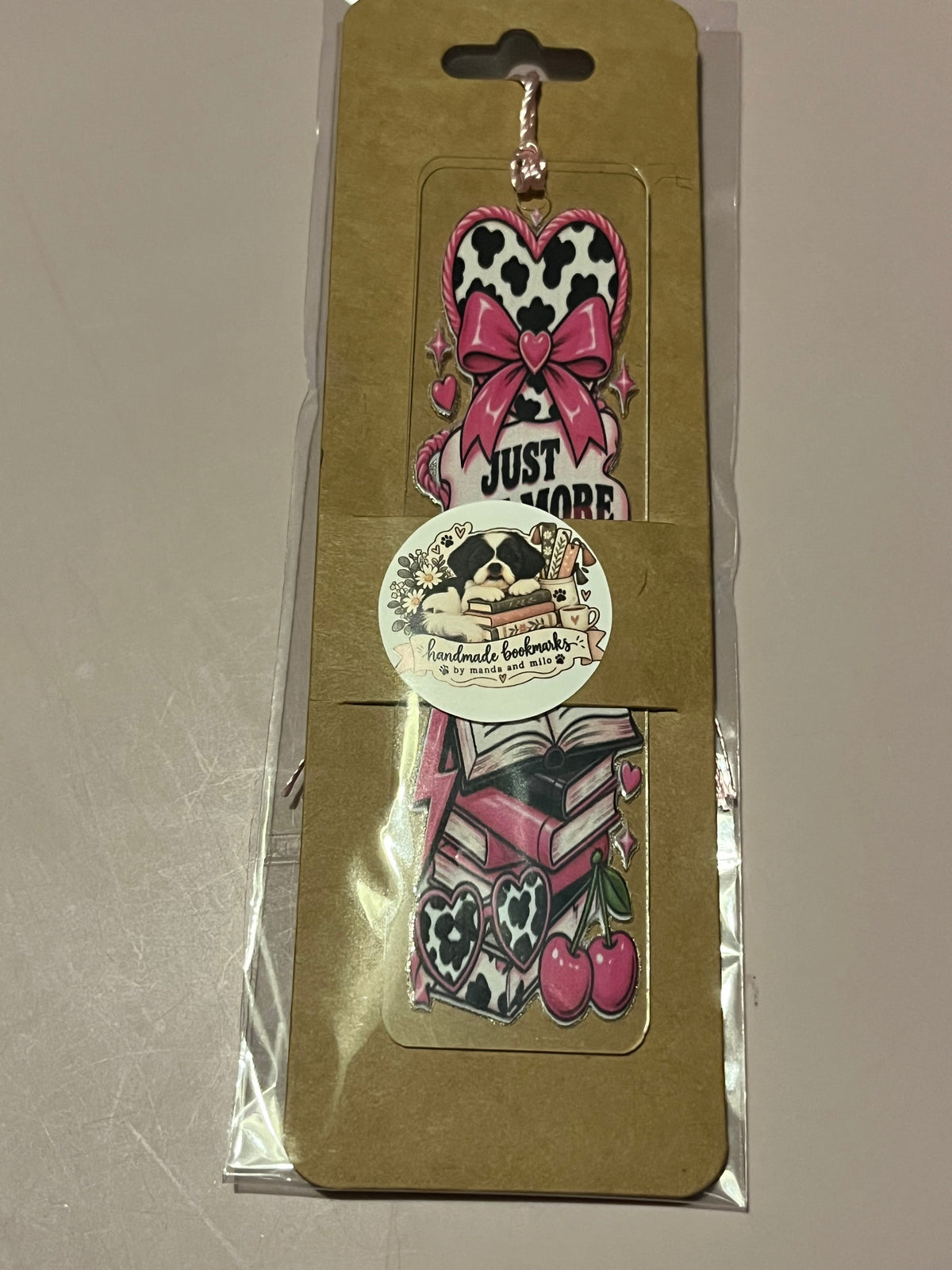 Just one more chapter bookmark