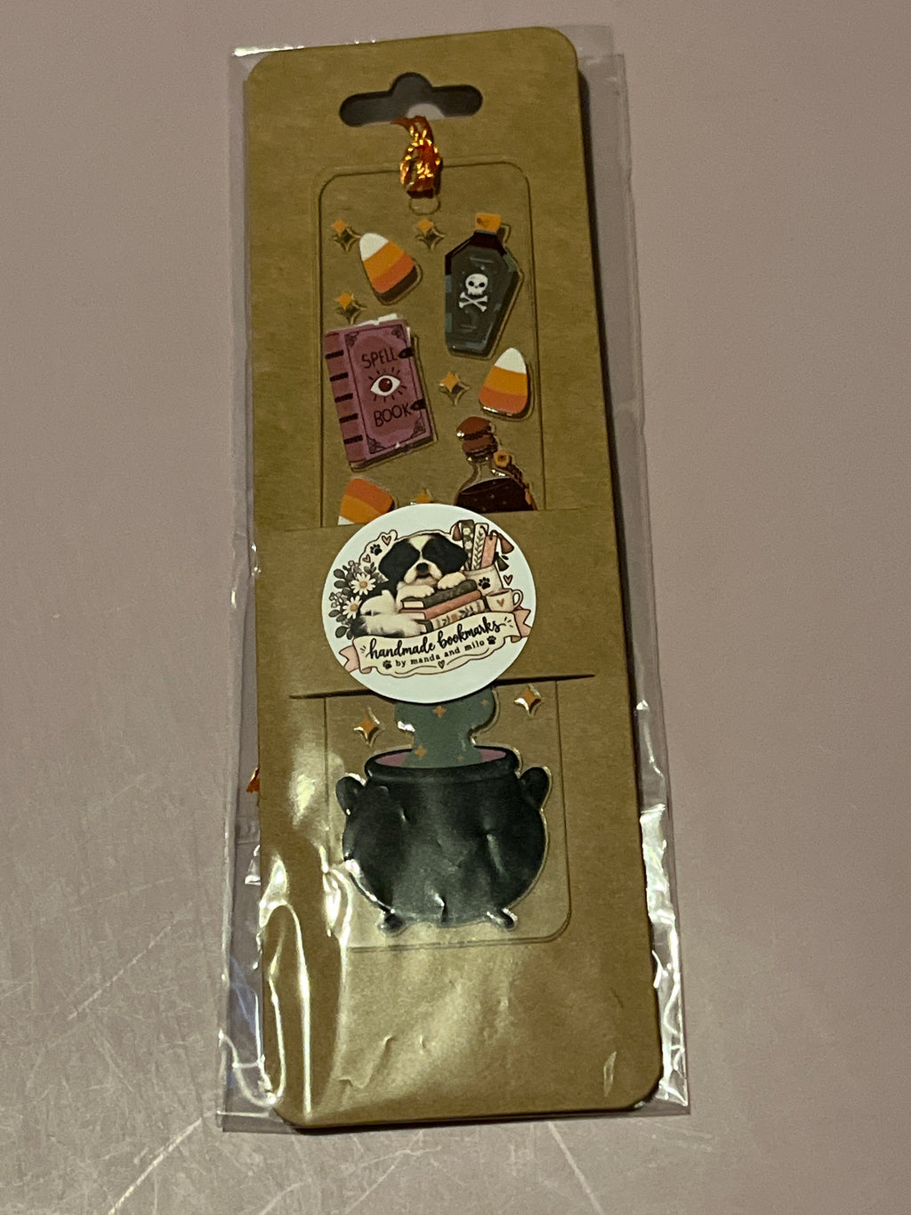 Halloween bookmark