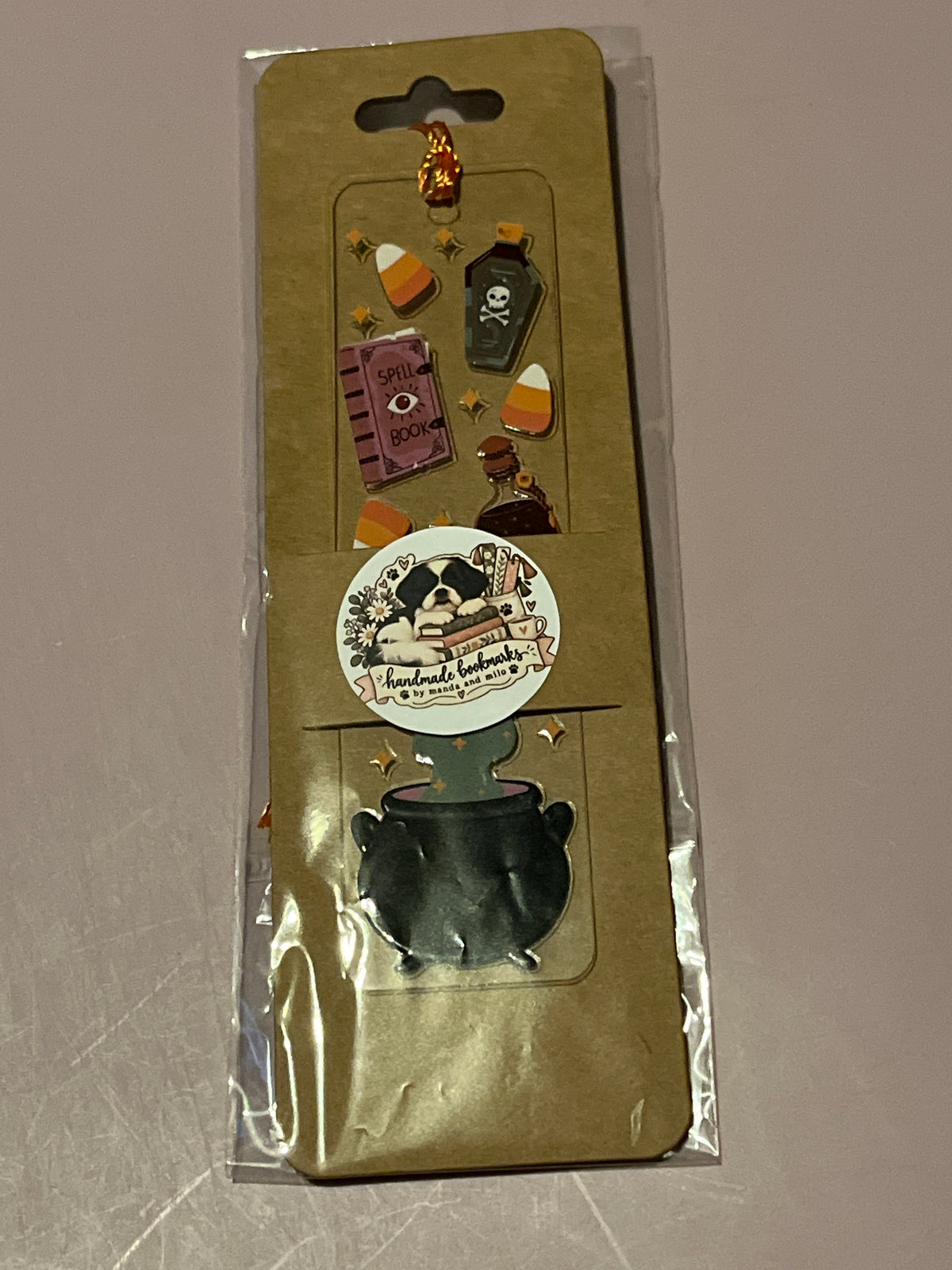 Halloween bookmark
