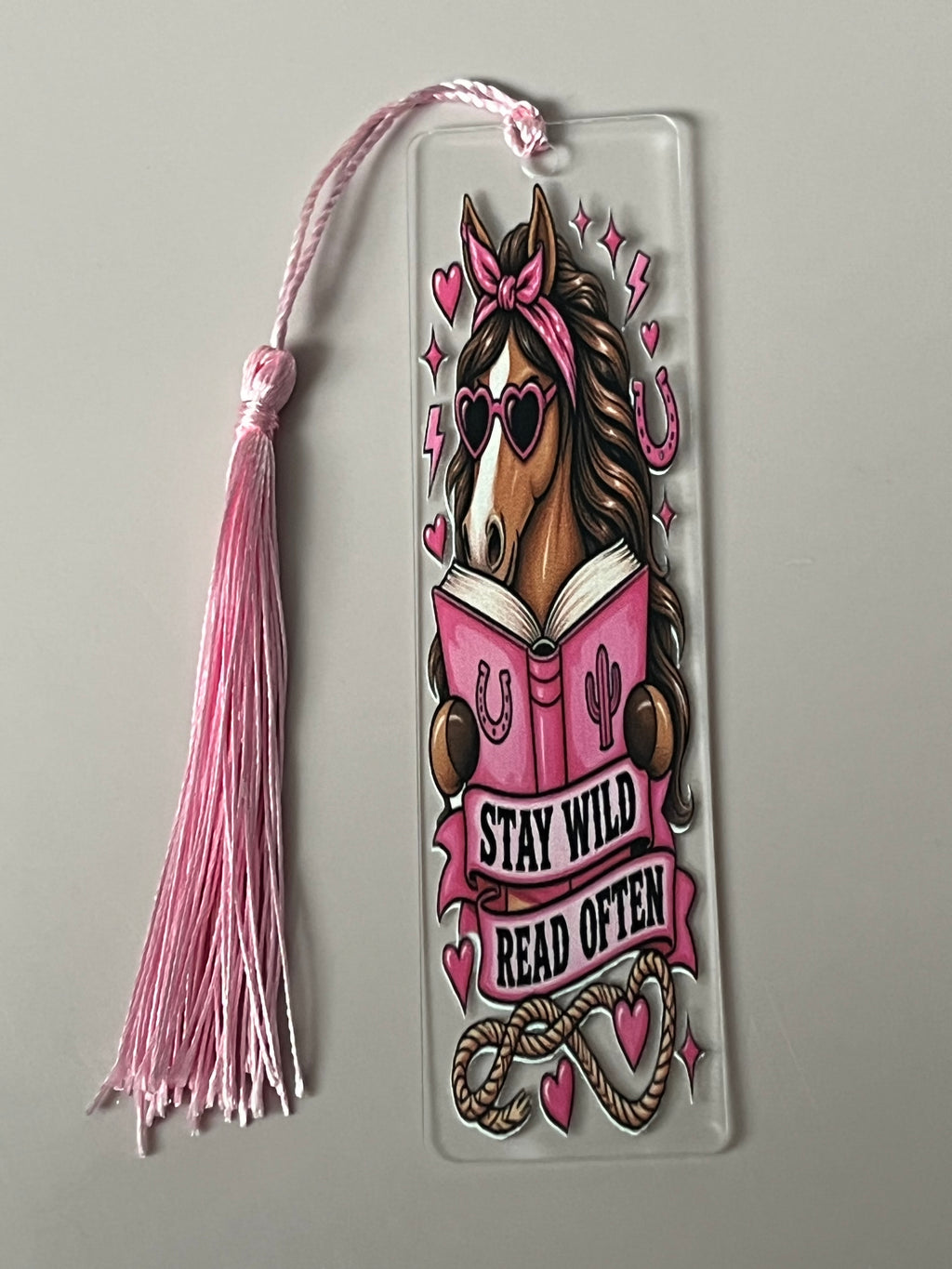 Stay wild read often bookmark