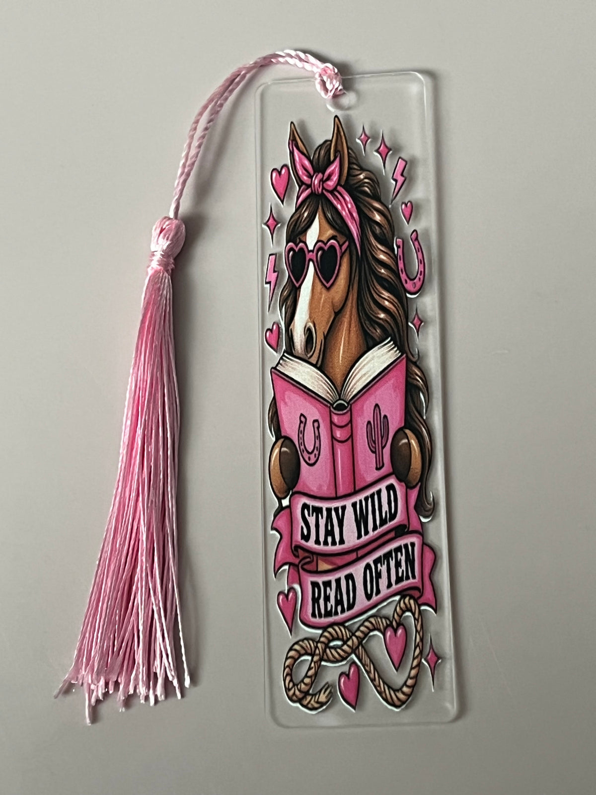 Stay wild read often bookmark