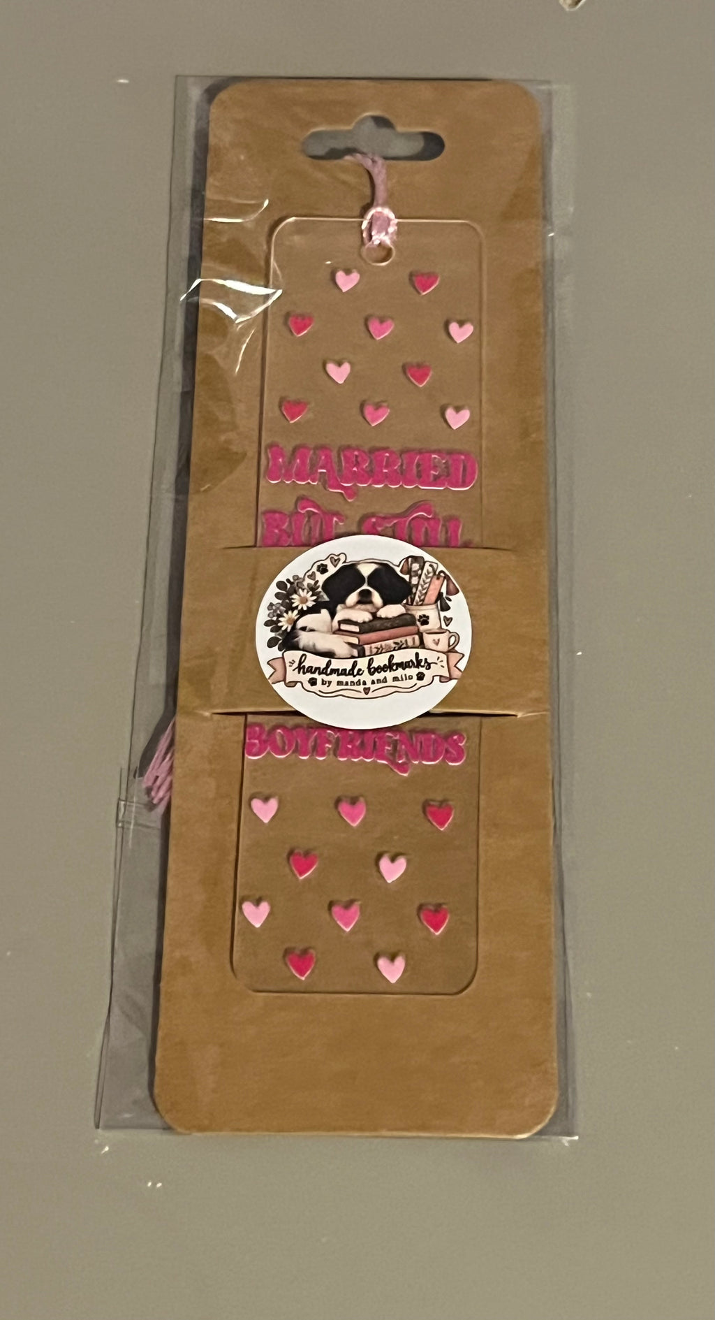 Married but still collecting book boyfriend bookmark