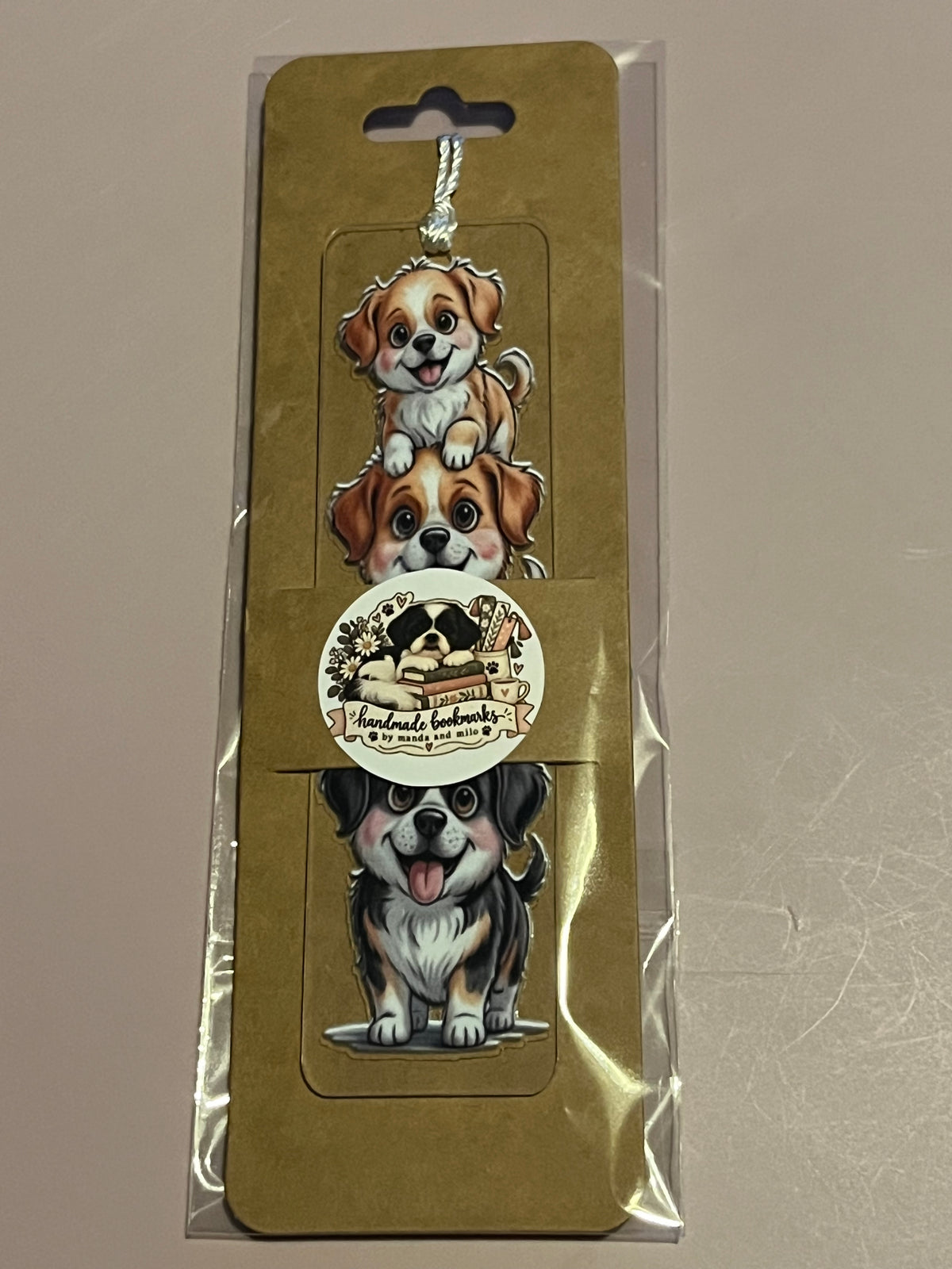 Dog bookmark