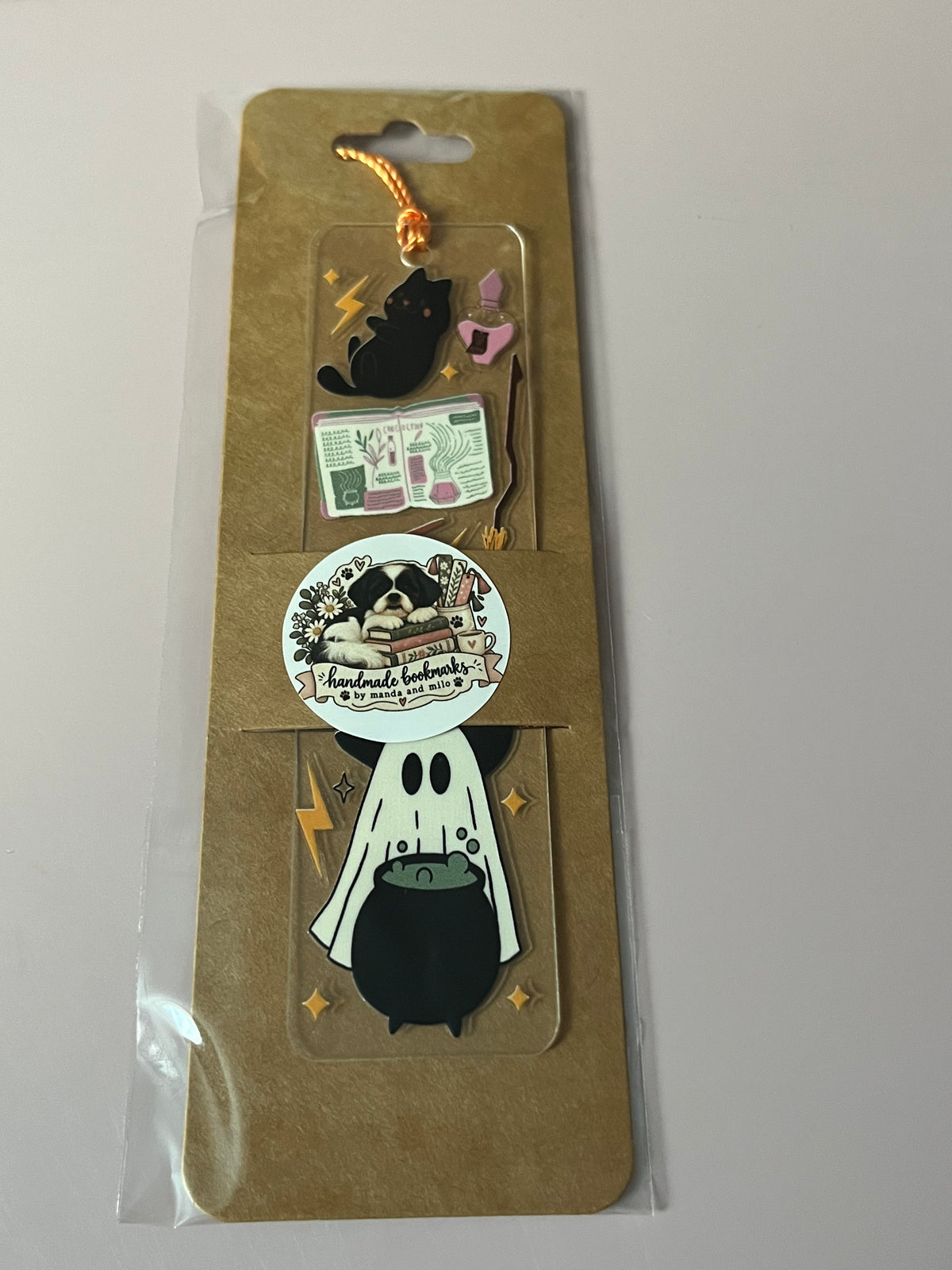 Halloween bookmark