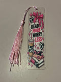 Read more worry less bookmark