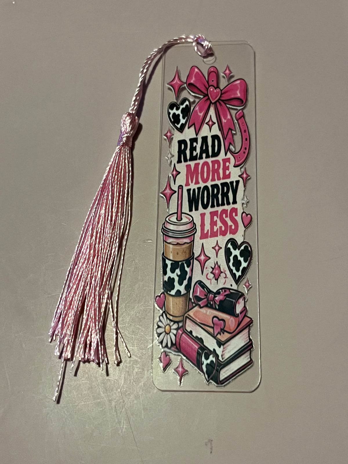 Read more worry less bookmark