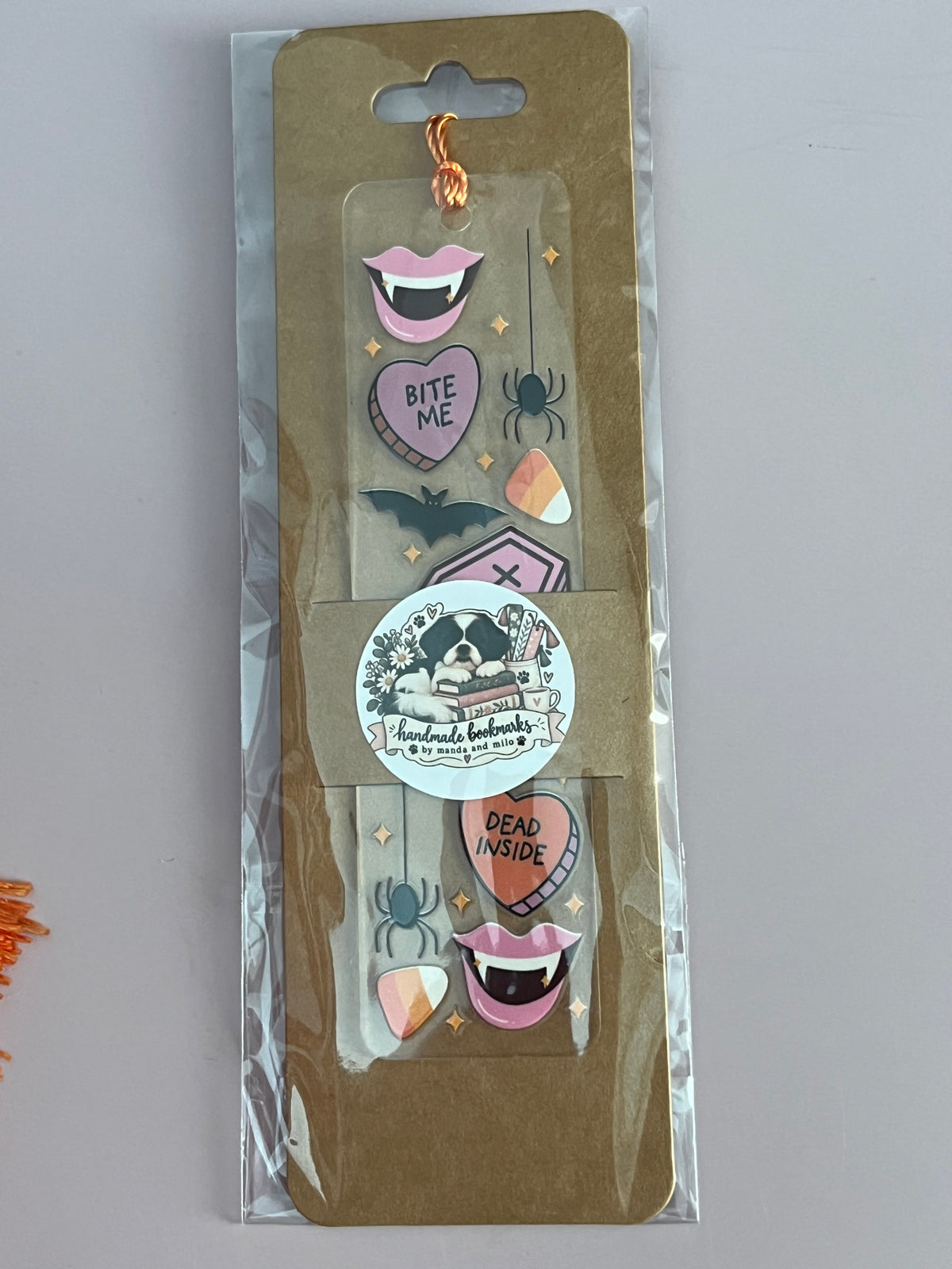 Halloween bookmark