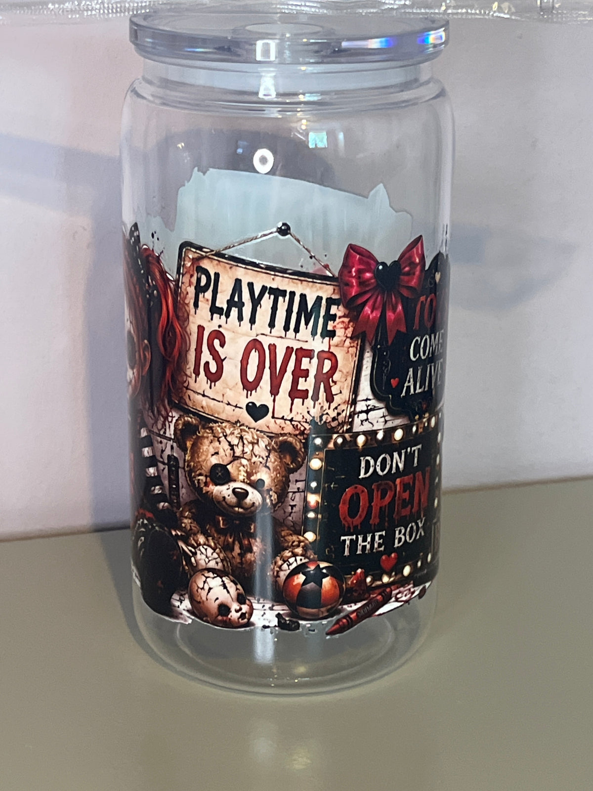Halloween 610ml Tumbler with straw