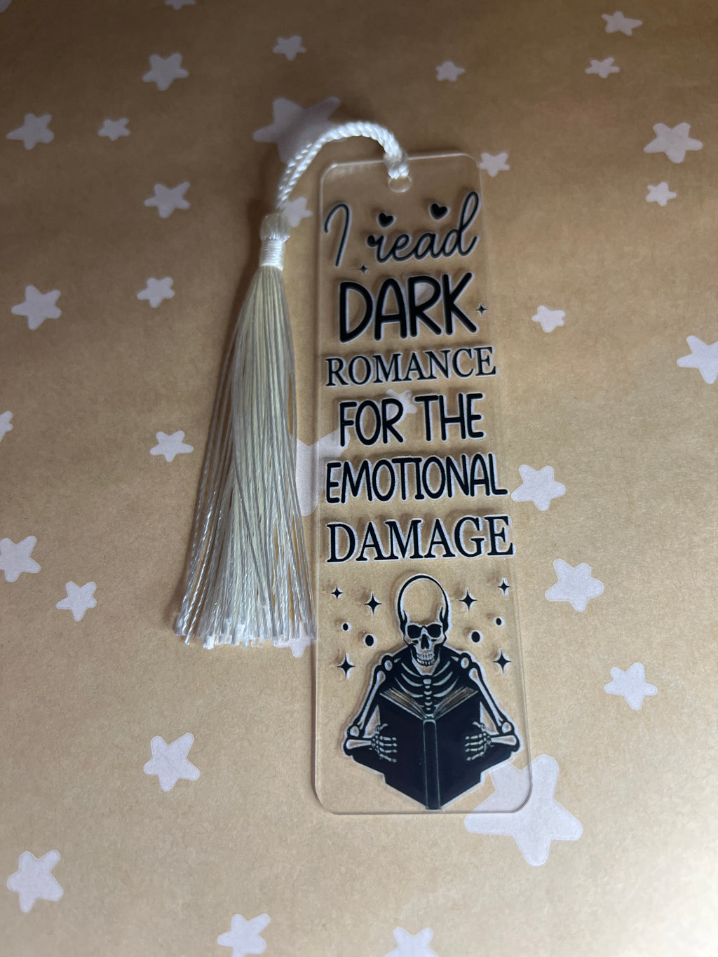 Dark romance bookmark