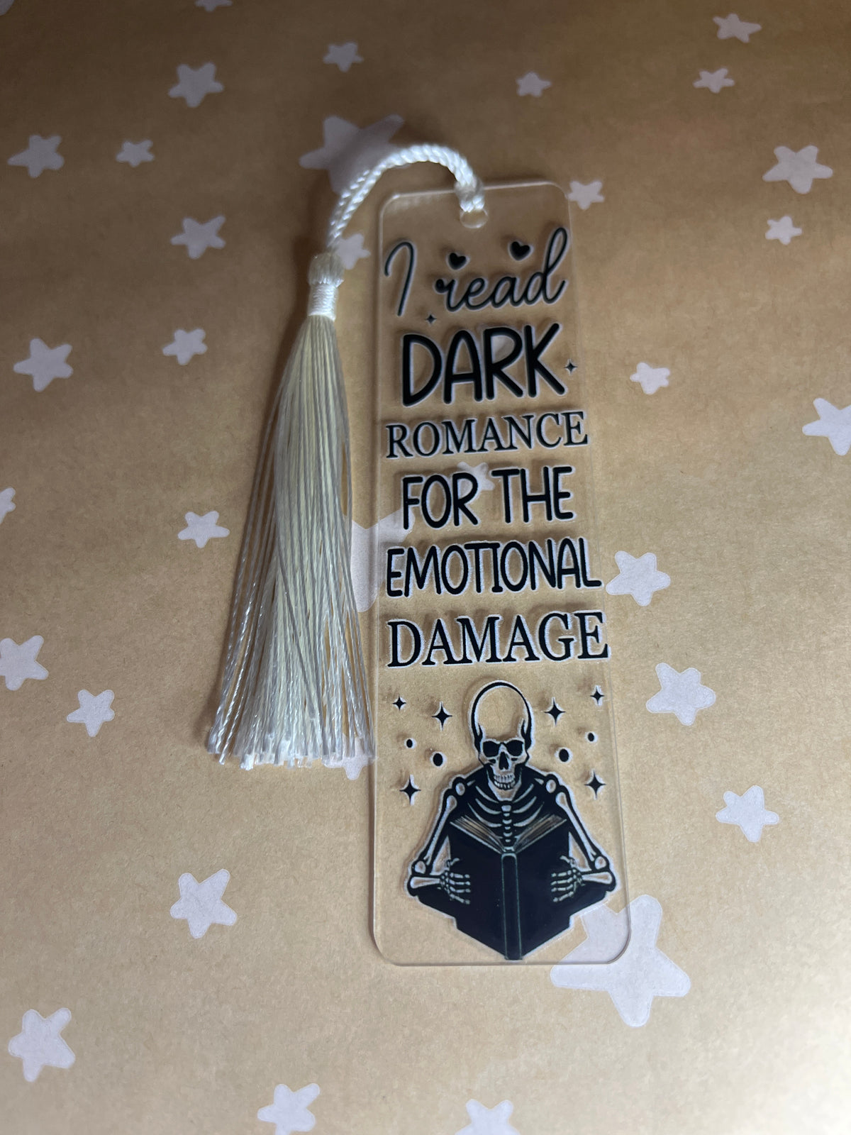 Dark romance bookmark