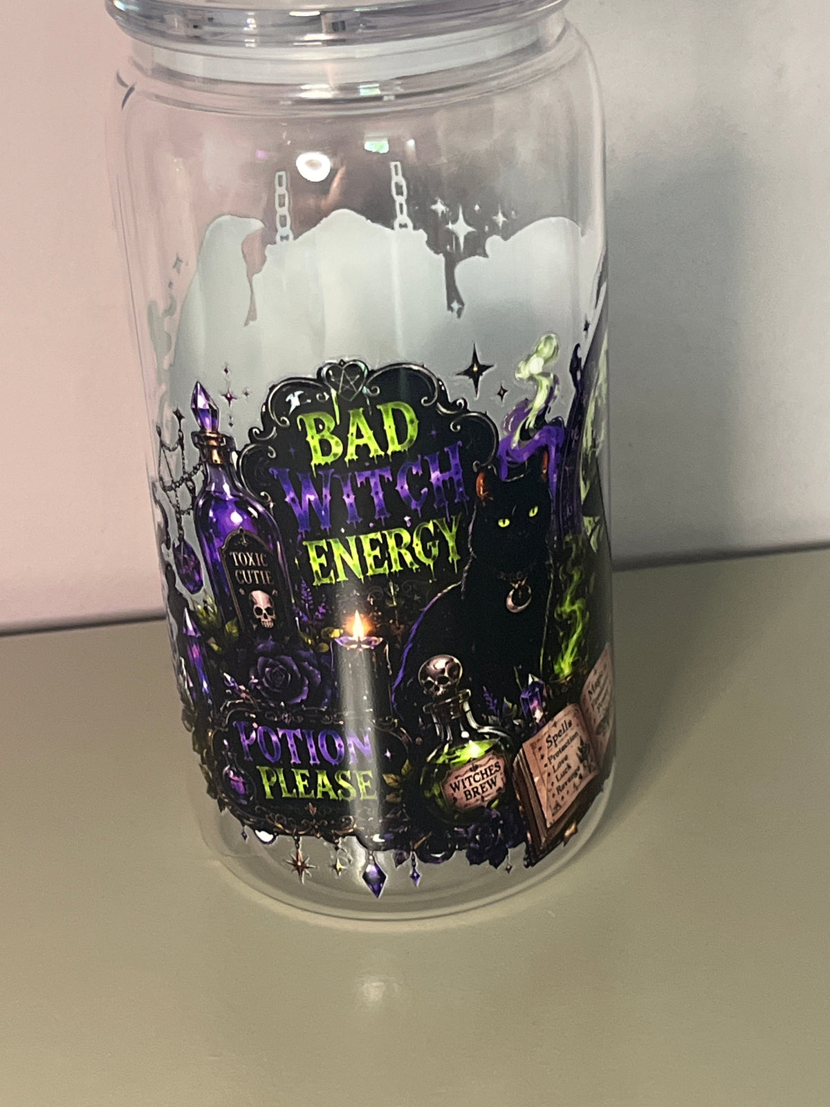 Halloween 610ml Tumbler with straw