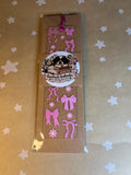 Just one more time pink bookmark