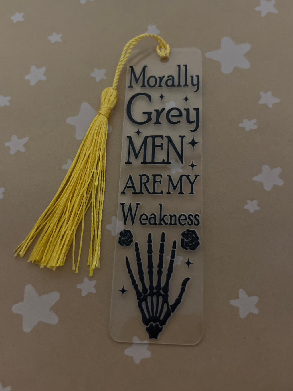 Dark romance bookmark