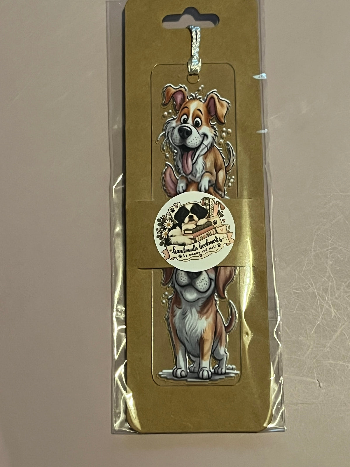 Dog bookmark