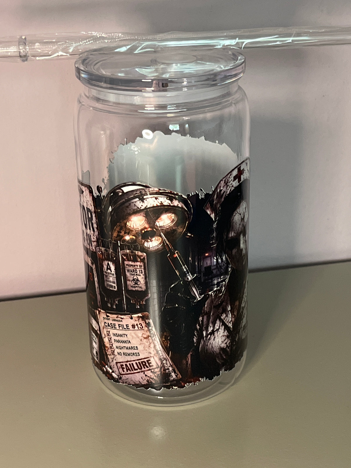 Halloween 610ml Tumbler with straw