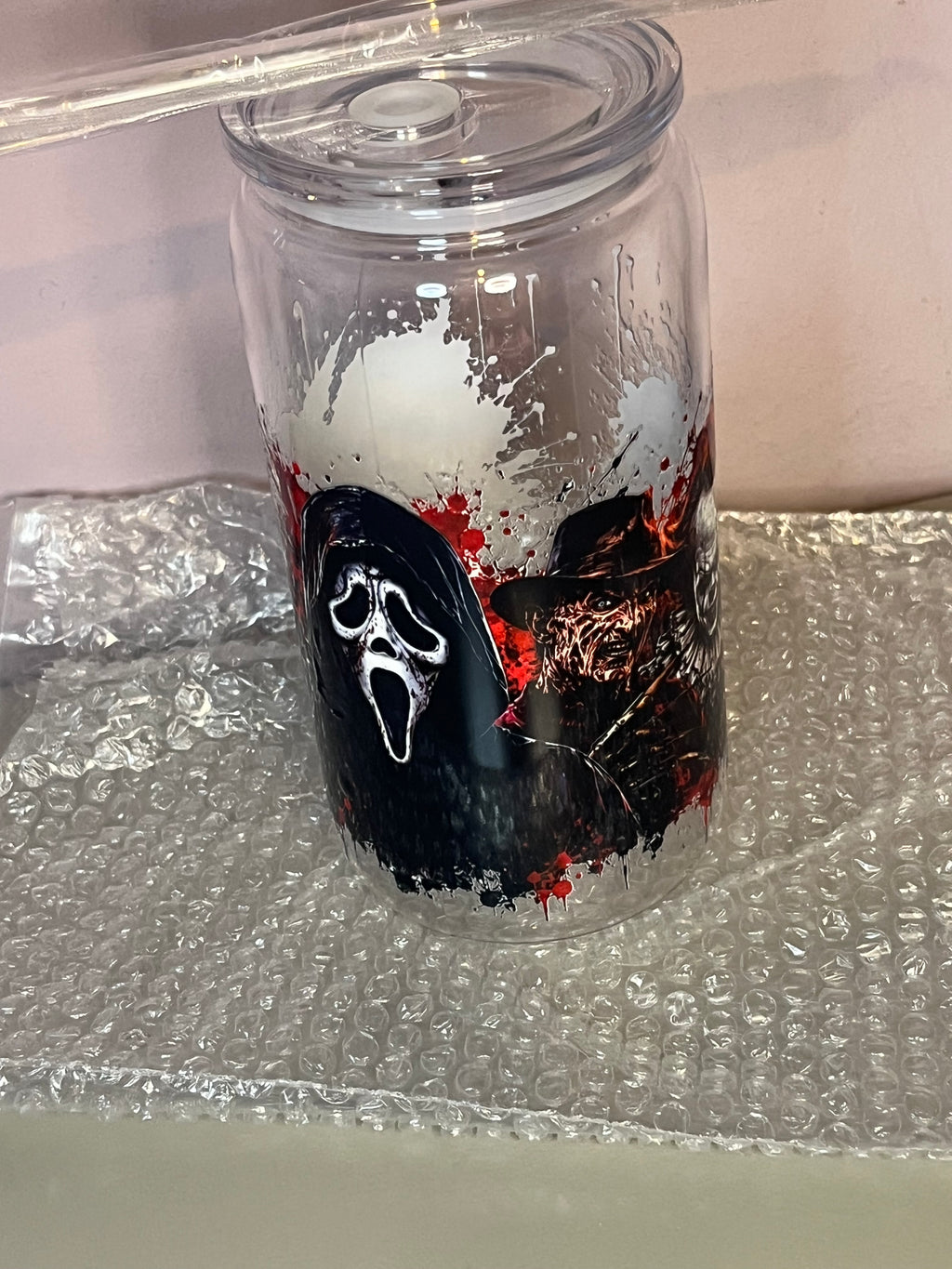Halloween 610ml Tumbler with straw