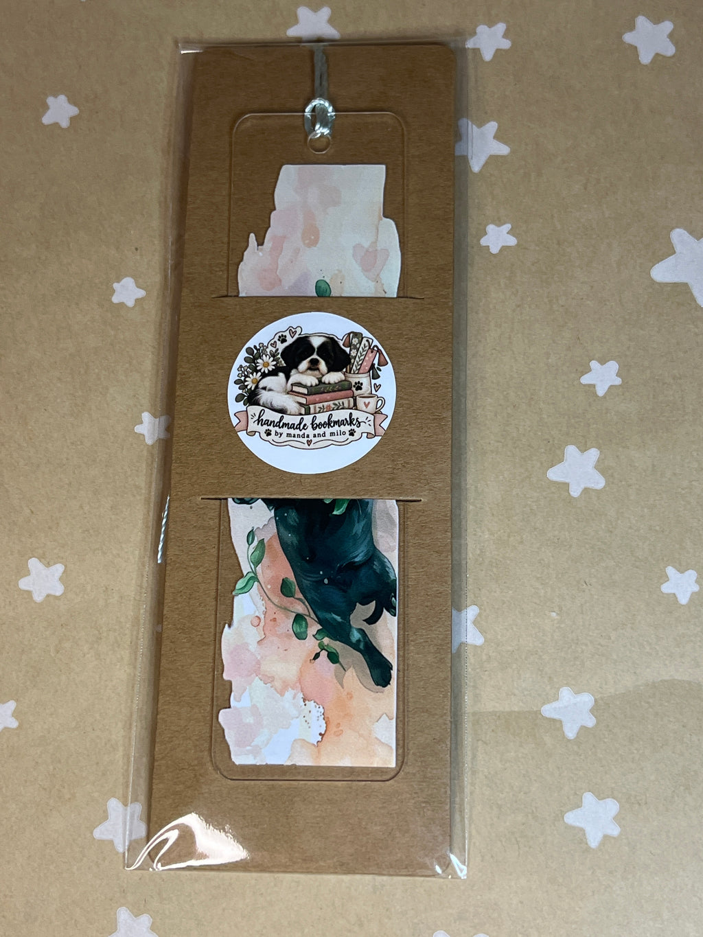 Dog bookmark