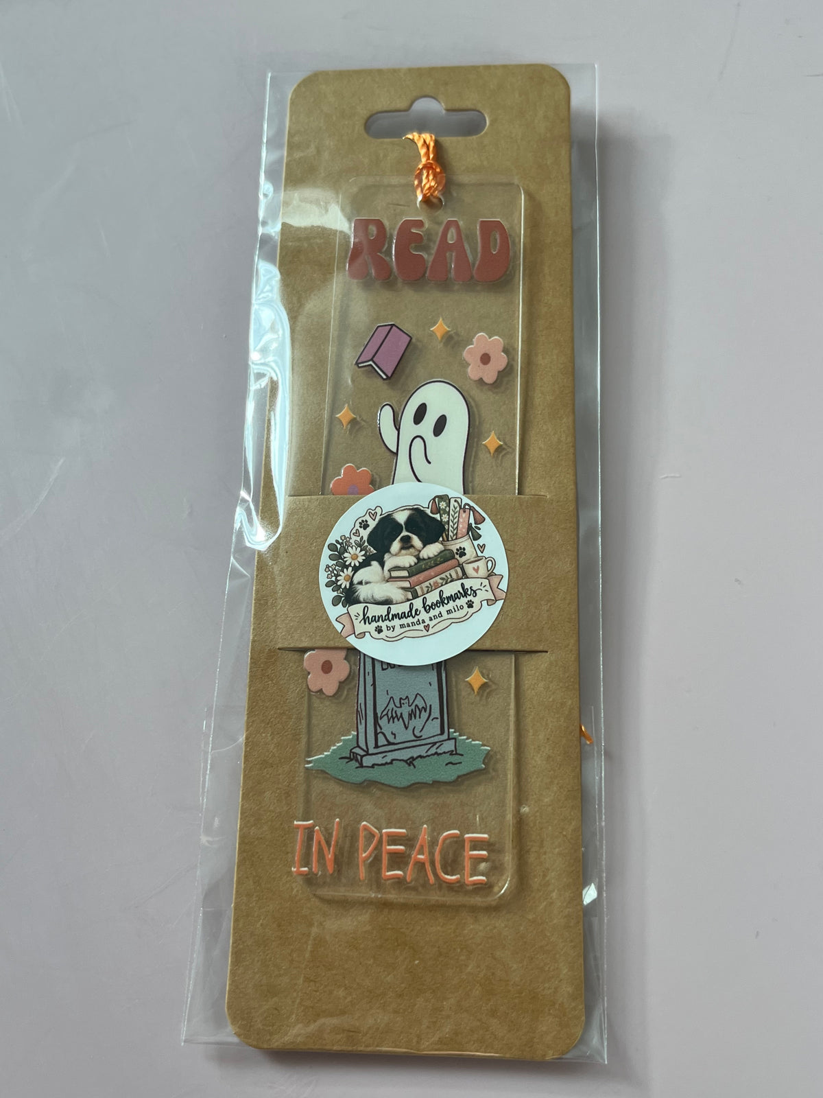 Read in peace bookmark