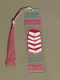 So many books so little time bookmark