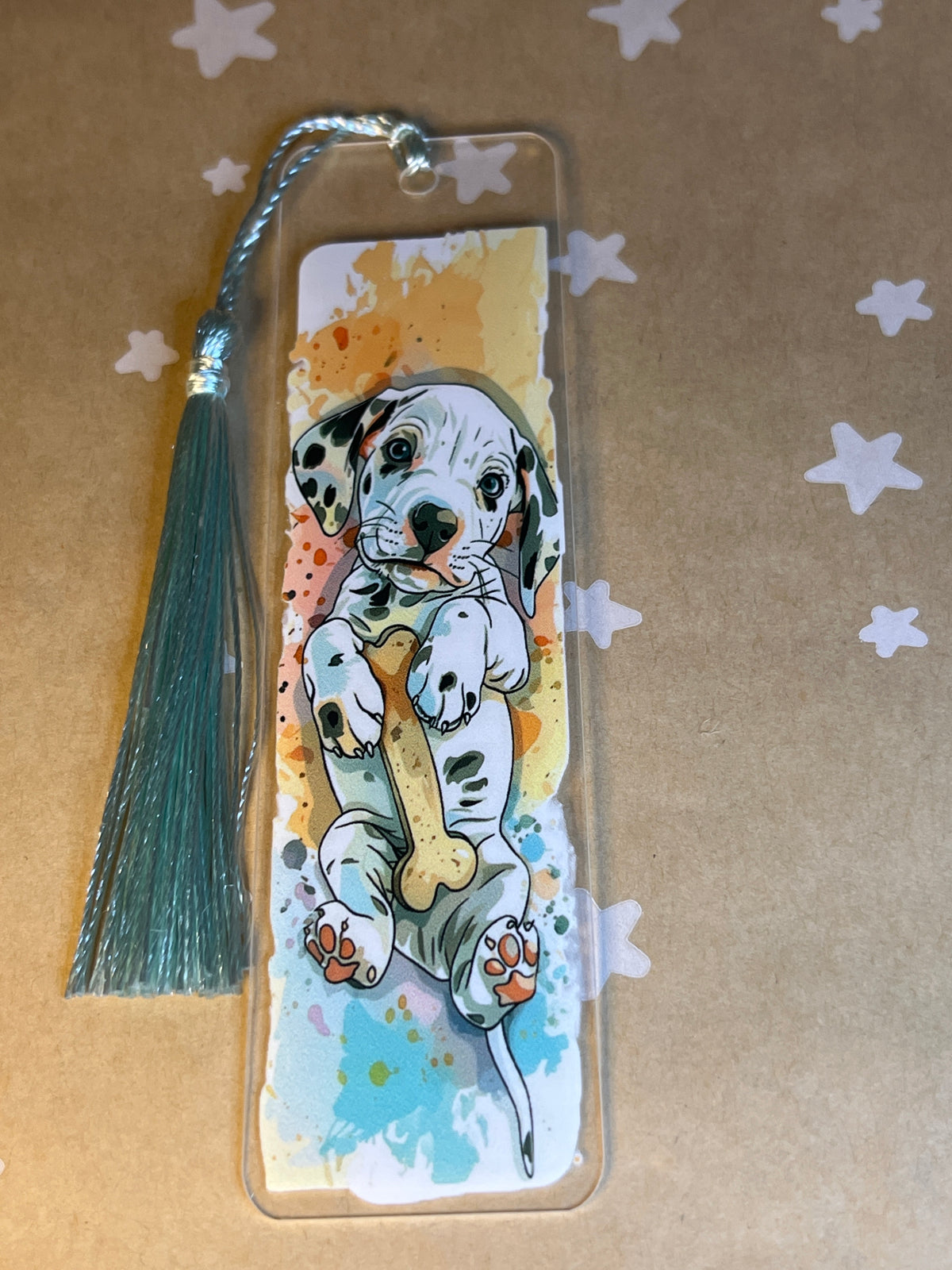 Dog bookmark