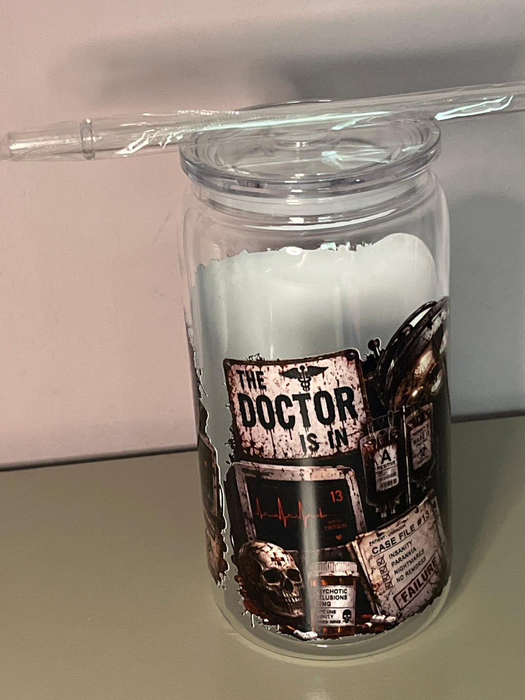 Halloween 610ml Tumbler with straw
