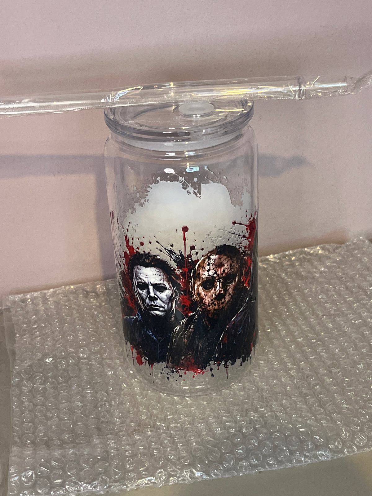 Halloween 610ml Tumbler with straw