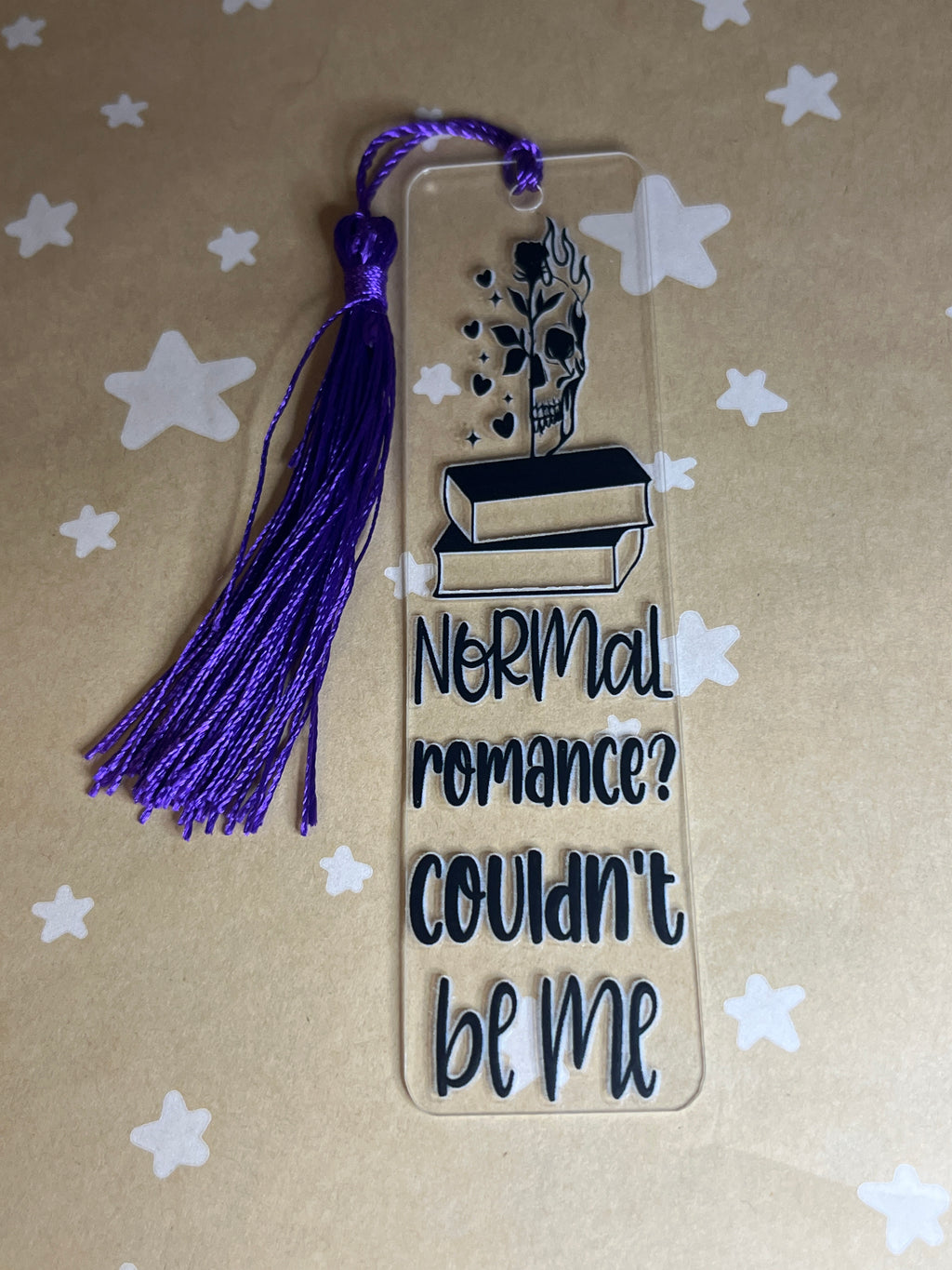 Dark romance bookmark
