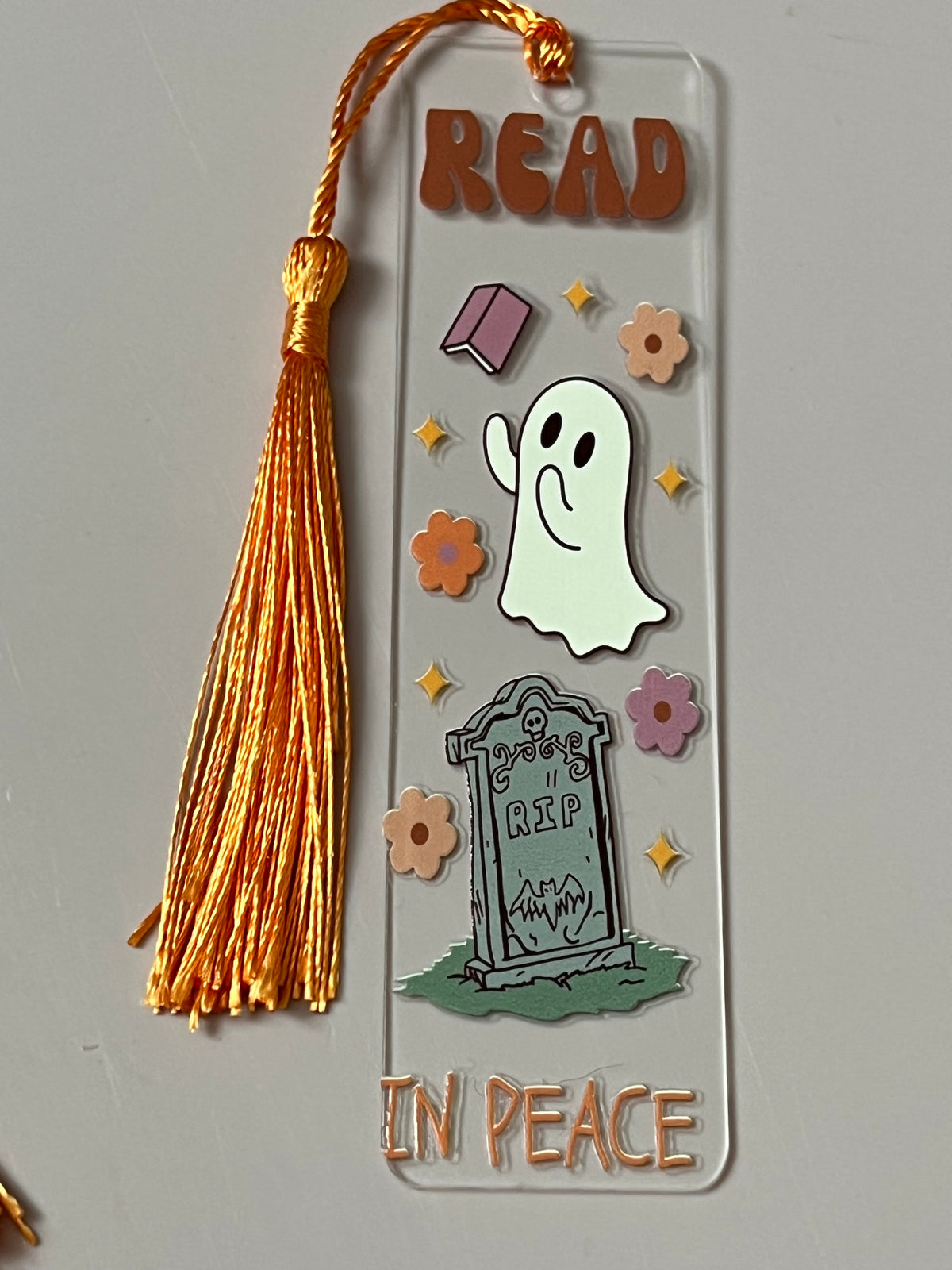 Read in peace bookmark