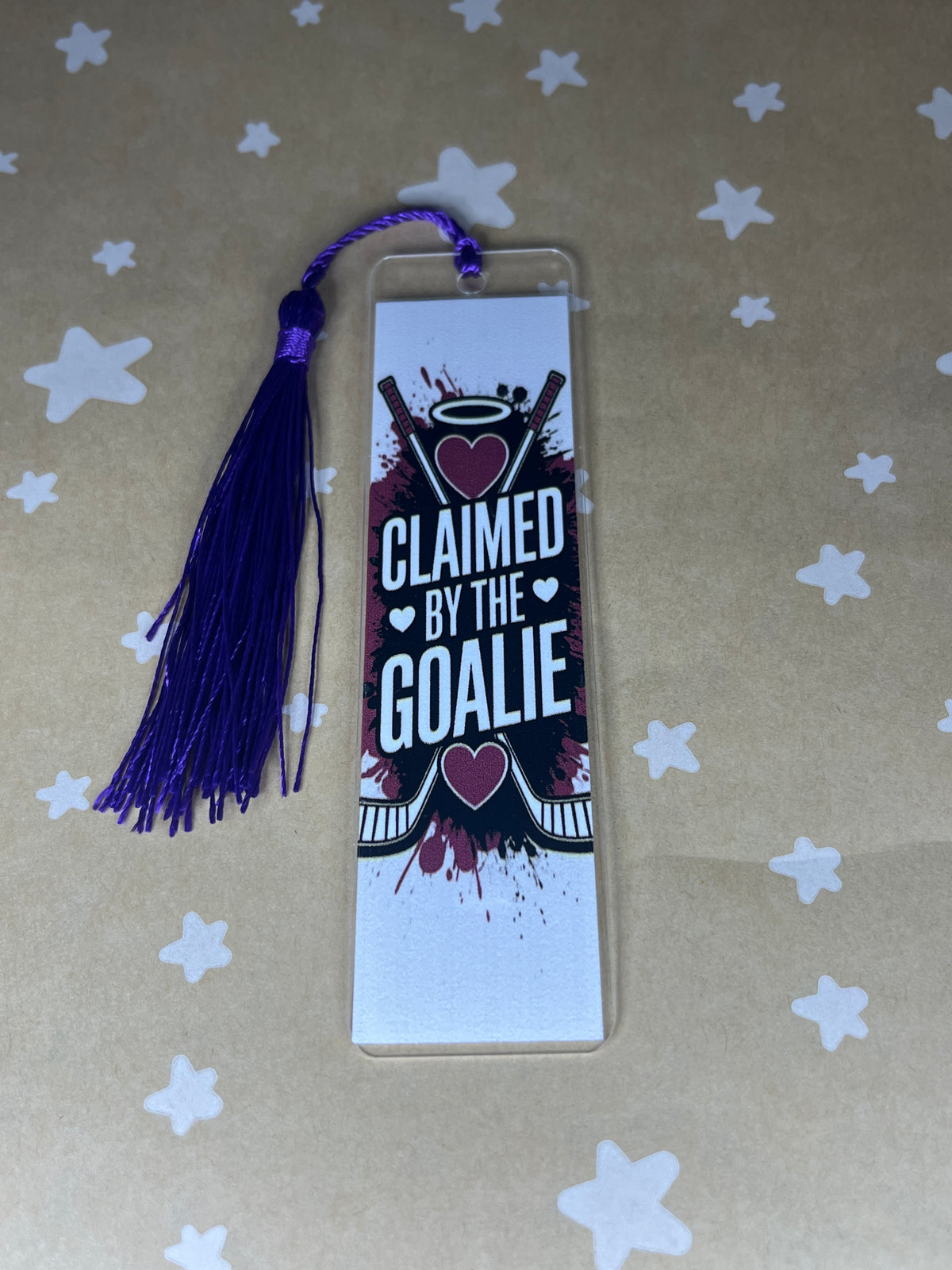 Claimed by the goalie bookmark
