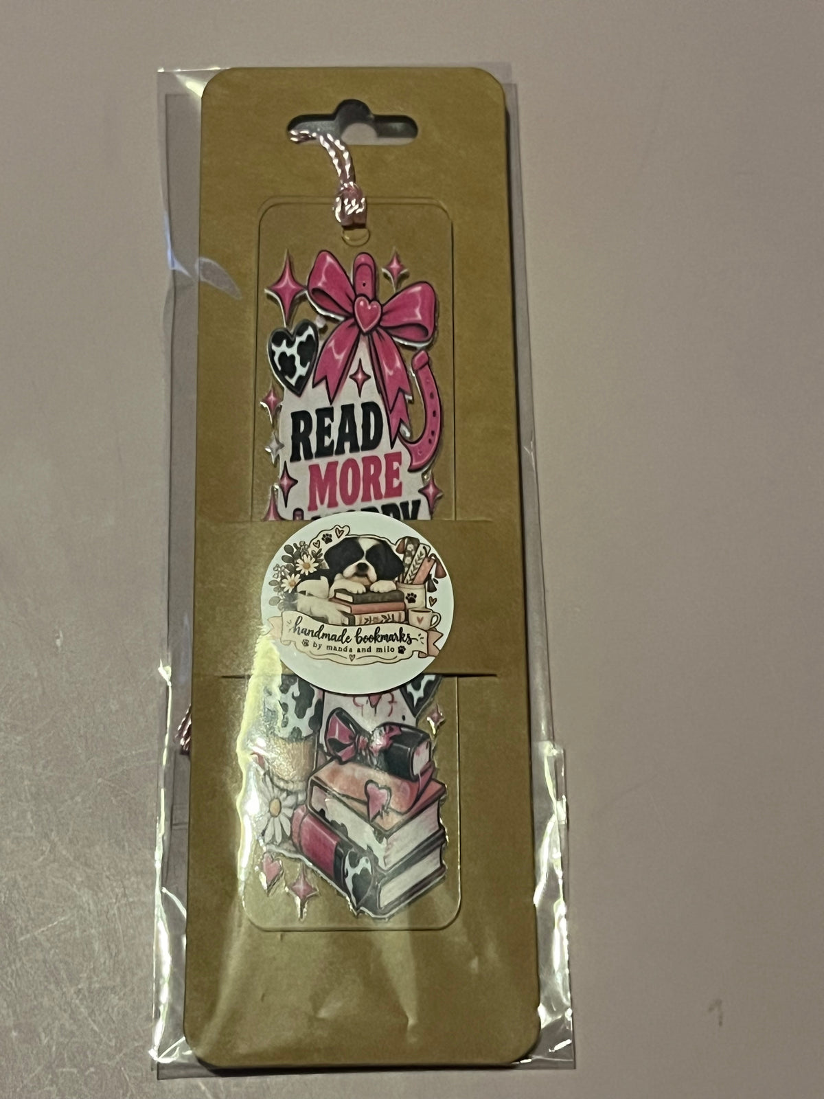 Read more worry less bookmark