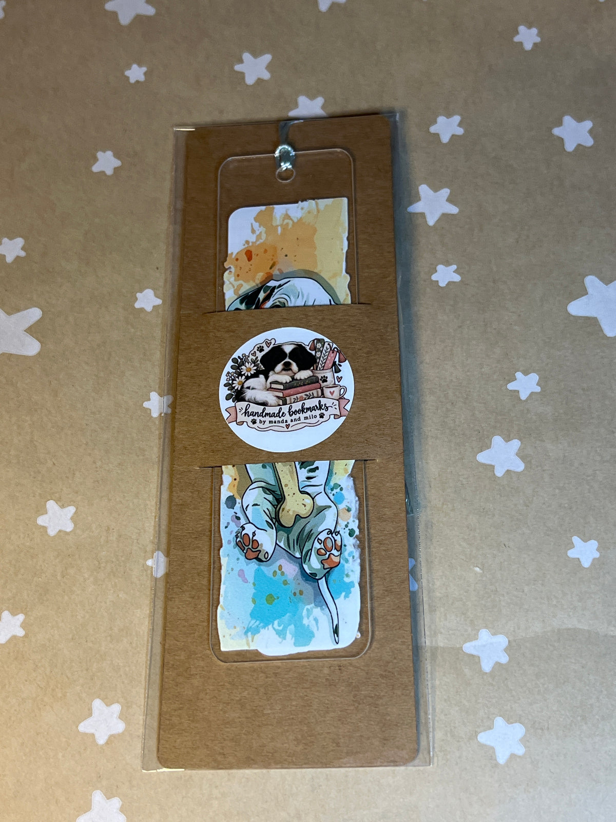 Dog bookmark