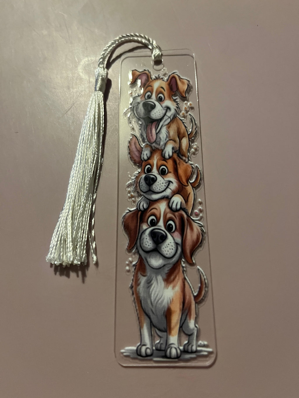 Dog bookmark