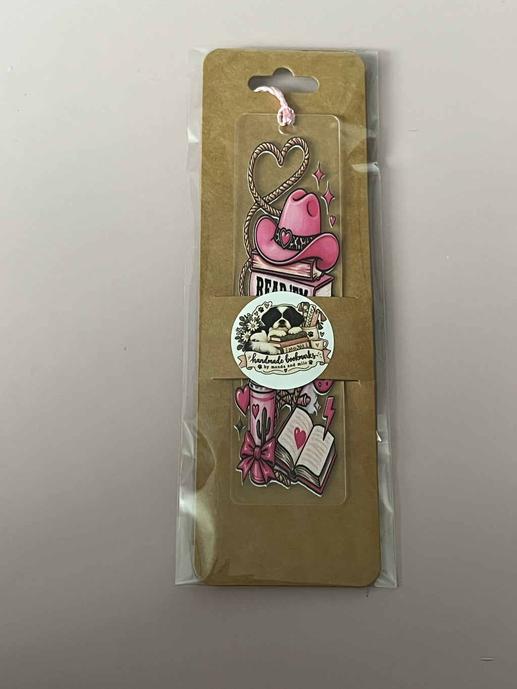 Read on cowgirl bookmark